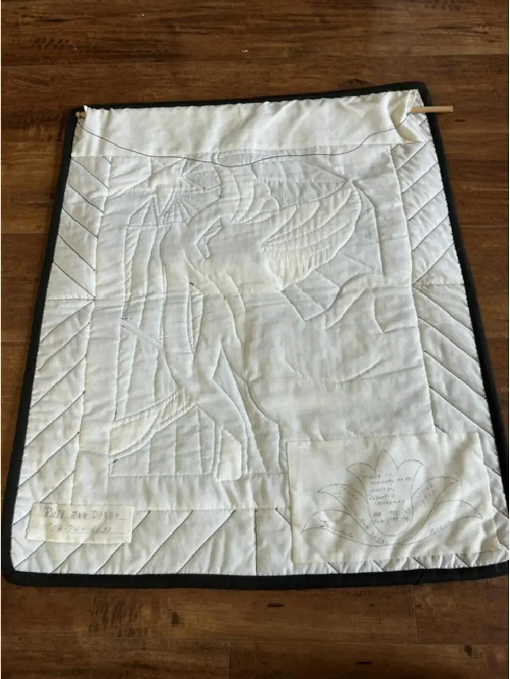 Handmade Quilted Angel Wall Hanging